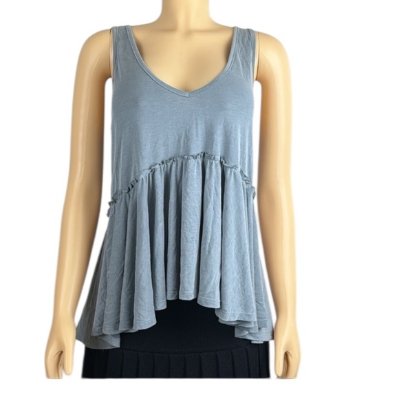 Urban Outfitters Tops - Urban outfitters babydoll Women's Blue Sleeveless Top Sz M